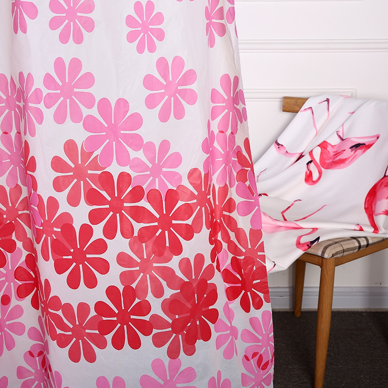 New creative bath curtain Eva material partition curtain door curtain toilet shower curtain environmental protection printing factory direct sale