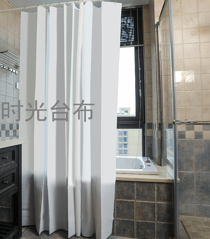 New Simple Eva Shower Curtain Waterproof Thickened Mildew-Proof High-End Bathroom Partition Block Bath Curtain Dormitory Bath Curtain New Simple Eva Shower Curtain Waterproof Thickened Mildew-Proof High-End Bathroom Partition Block Bath Curtain Dormitory Bath Curtain