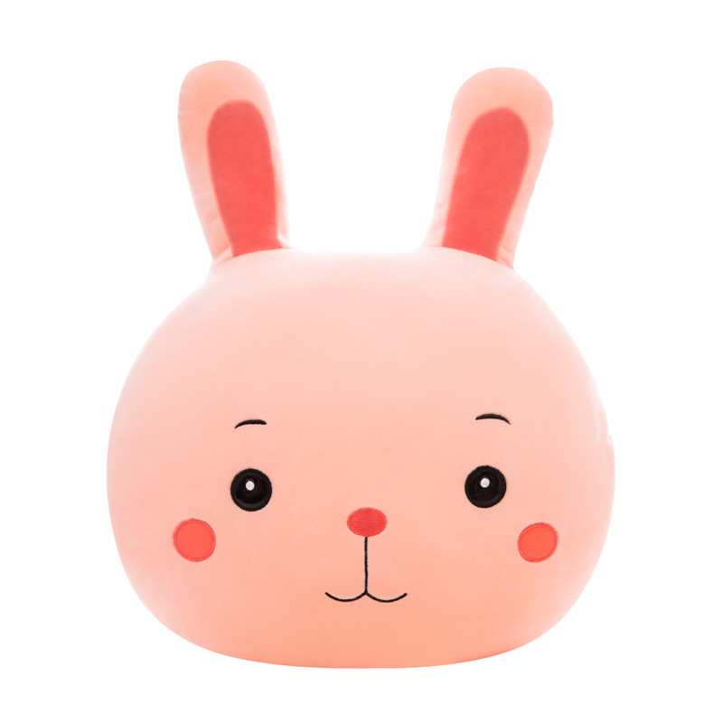 Forest Animal Plush Toy Hand Warmer Air Conditioning Blanket Three-in-One Rabbit Lion Frog Monkey Pillow Airable Cover