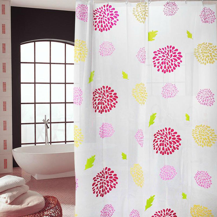 PEVA Shower Curtain Cloth Bathroom Curtain Bath Curtain Partition Curtain Fabric Window Curtain Wholesale