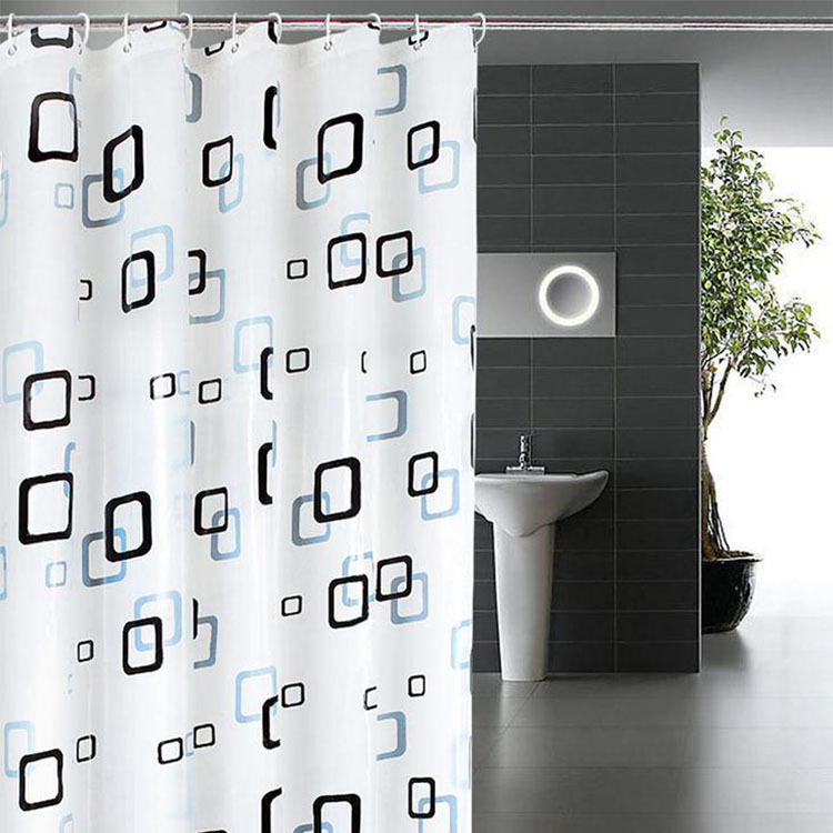 PEVA Shower Curtain Cloth Bathroom Curtain Bath Curtain Partition Curtain Fabric Window Curtain Wholesale