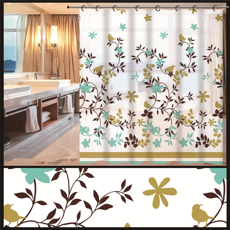 Bath curtain customization multi-functional shower curtain manufacturer direct sales support customization Bath curtain customization multi-functional shower curtain manufacturer direct sales support customization