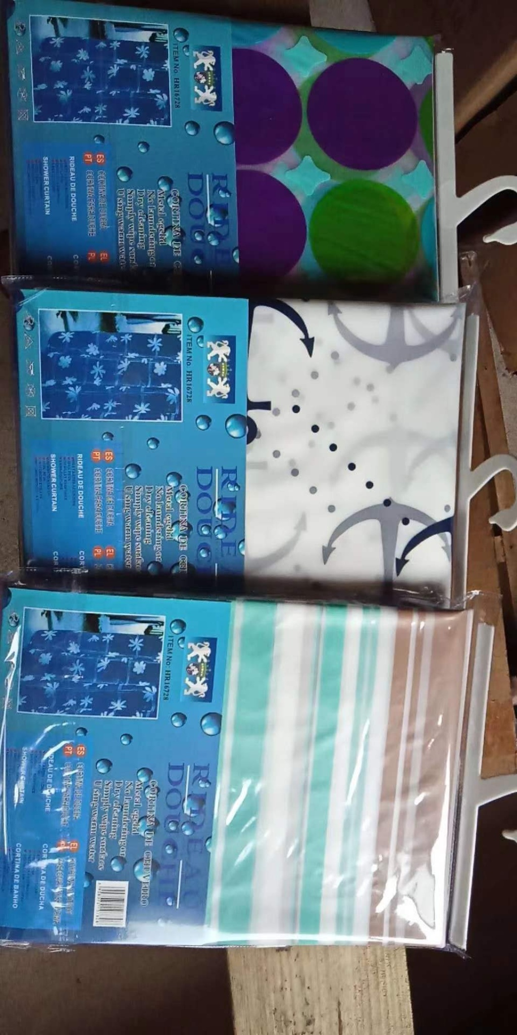 EVA printing bath curtain polyester printing bath curtain