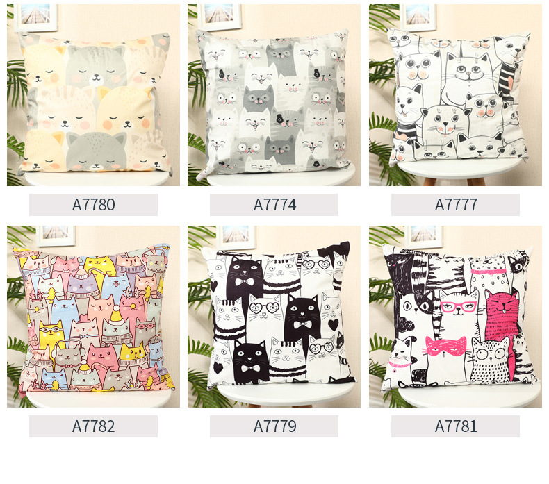Amazon Popular Home Sofa Pillowcase Linen Peach Skin Pillow Home Supplies Customizable Waist Pillowcase