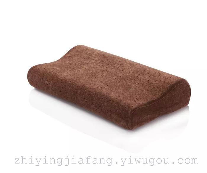 Zhiying slow rebound space memory pillow pillow Velvet fabrics protect cervical pillow Zhiying slow rebound space memory pillow pillow Velvet fabrics protect cervical pillow