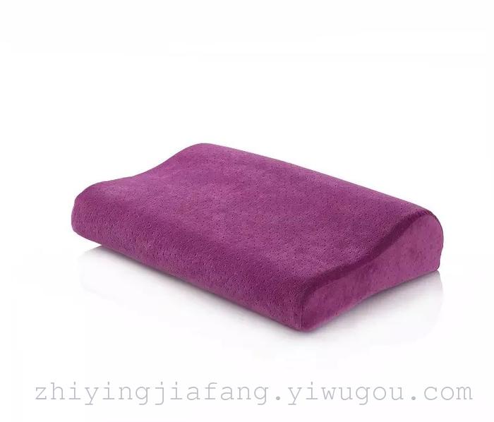 Zhiying slow rebound space memory pillow pillow Velvet fabrics protect cervical pillow Zhiying slow rebound space memory pillow pillow Velvet fabrics protect cervical pillow