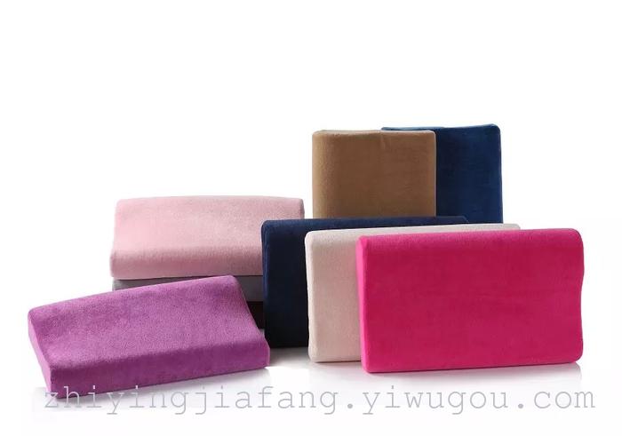 Zhiying slow rebound space memory pillow pillow Velvet fabrics protect cervical pillow Zhiying slow rebound space memory pillow pillow Velvet fabrics protect cervical pillow
