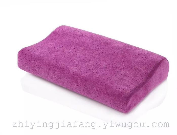 Zhiying slow rebound space memory pillow pillow Velvet fabrics protect cervical pillow Zhiying slow rebound space memory pillow pillow Velvet fabrics protect cervical pillow