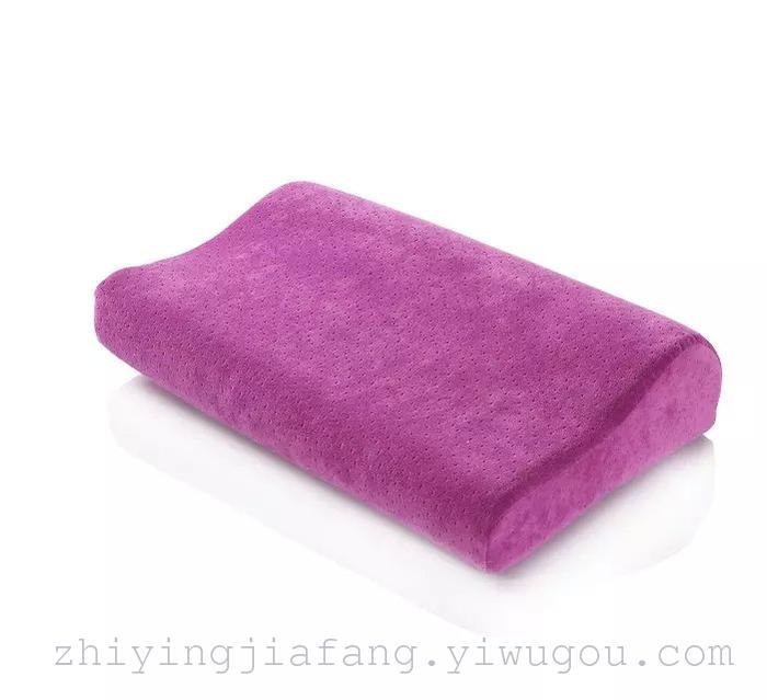 Zhiying slow rebound space memory pillow pillow Velvet fabrics protect cervical pillow Zhiying slow rebound space memory pillow pillow Velvet fabrics protect cervical pillow