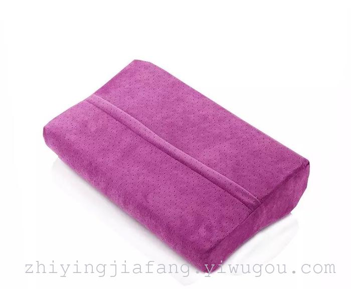 Zhiying slow rebound space memory pillow pillow Velvet fabrics protect cervical pillow Zhiying slow rebound space memory pillow pillow Velvet fabrics protect cervical pillow