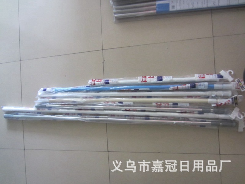 The bath curtain commodity aluminium alloy bath curtain rod L model design size many specialized exports