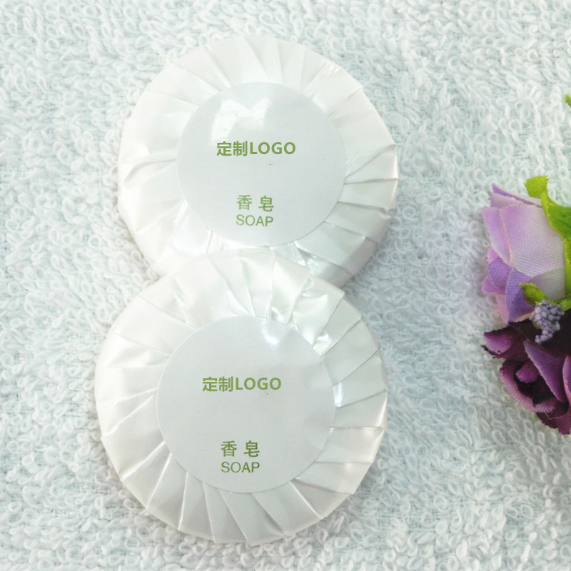 Hotel disposable soap hotel rooms portable travel round small soap 20g custom