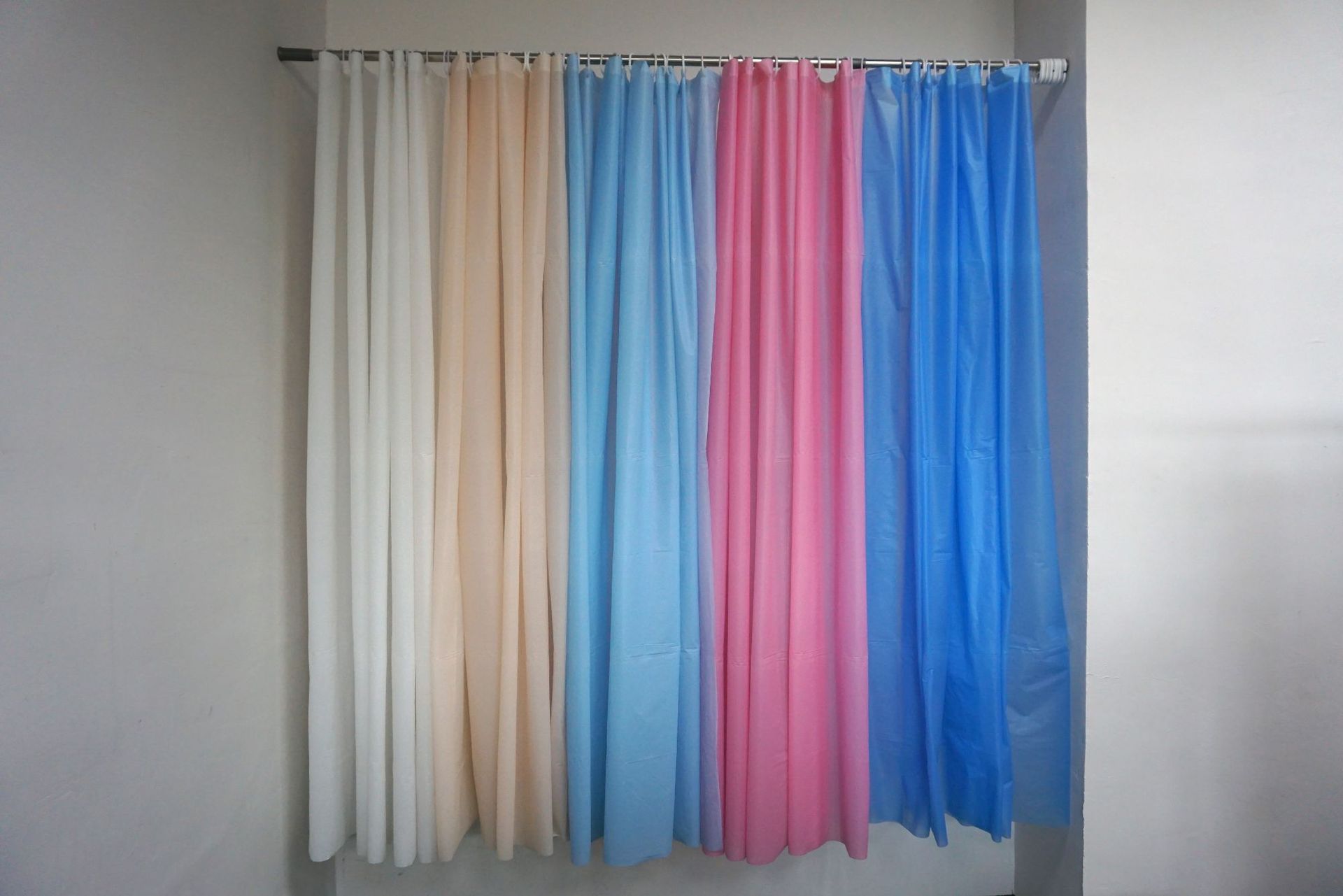 PE shower curtain 4 silk material plain color bath curtain 180*180CM many colors for your choice PE shower curtain 4 silk material plain color bath curtain 180*180CM many colors for your choice