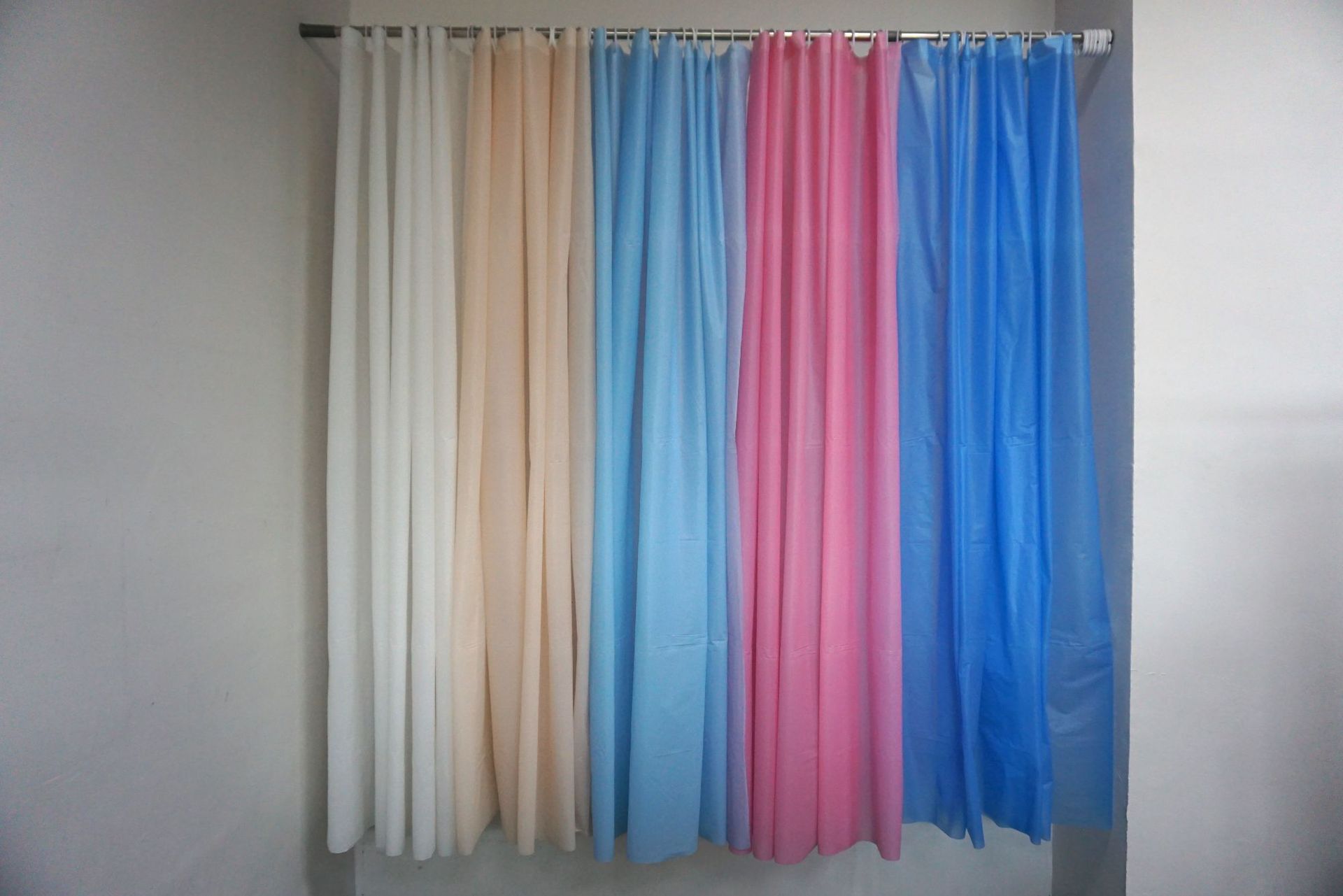 PE shower curtain 4 silk material plain color bath curtain 180*180CM many colors for your choice PE shower curtain 4 silk material plain color bath curtain 180*180CM many colors for your choice