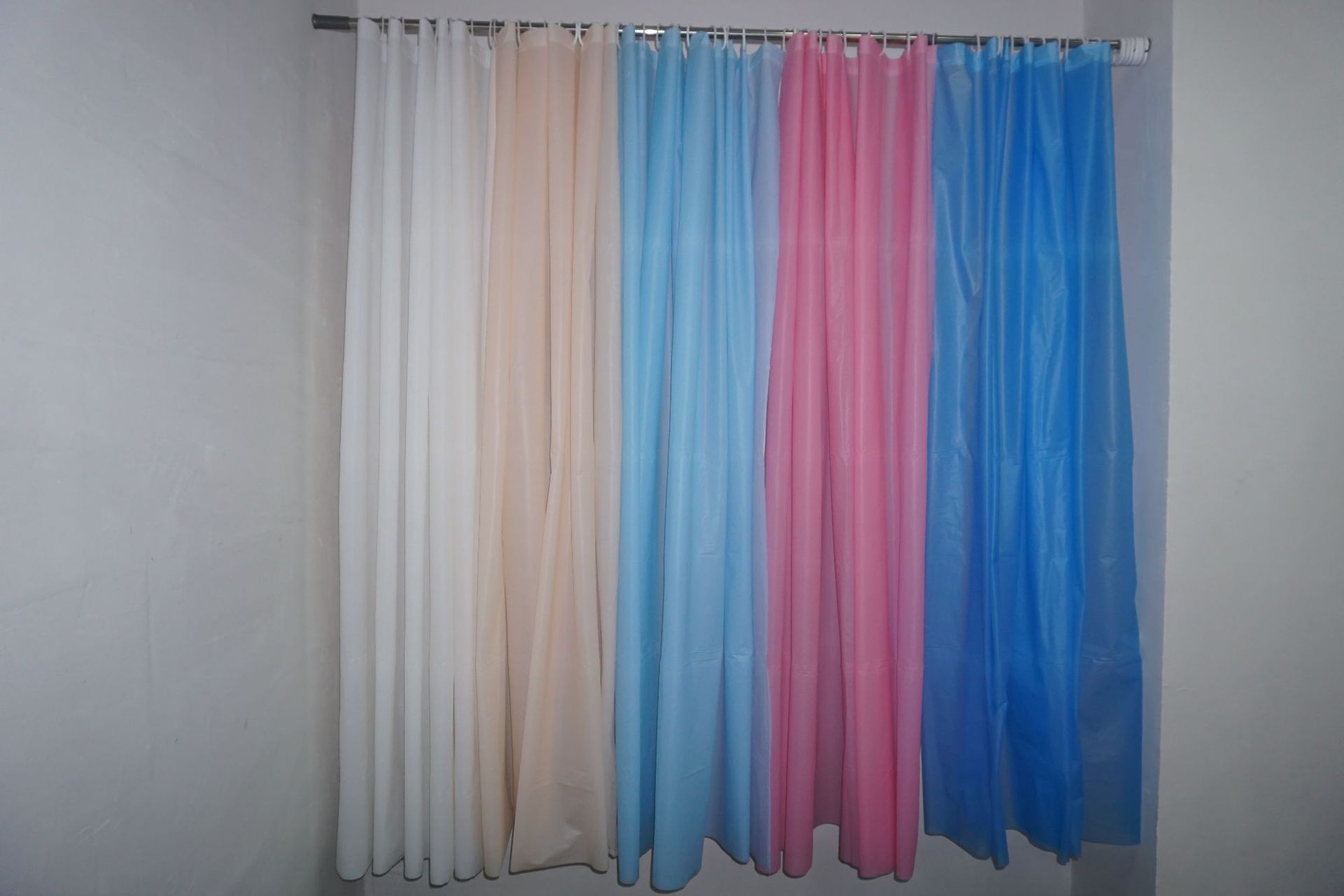 PE shower curtain 4 silk material plain color bath curtain 180*180CM many colors for your choice PE shower curtain 4 silk material plain color bath curtain 180*180CM many colors for your choice