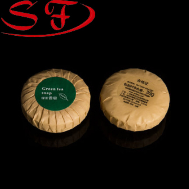 Vintage hotels, guesthouses, guesthouse club bathhouses, disposable 35g green tea soap room toiletries