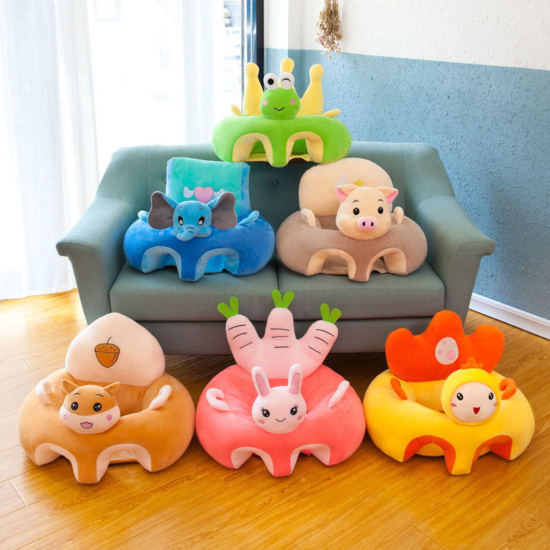 Foldable Lazy Sofa Sponge Sofa Creative Back Cushion Throw Pillow Pedology Seat Drop-Resistant Foreign Trade Popular