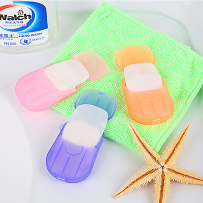 Soap Slice Portable Small Soap Flake Mini Soap Flakes Hand Washing Tablet Travel Disposable Box-Packed Portable Mini