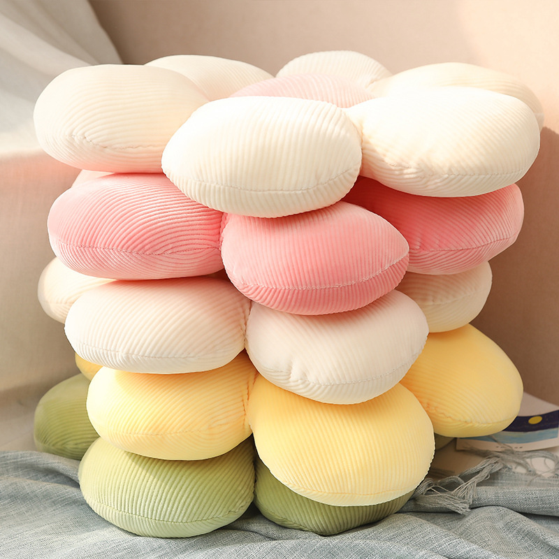 Little Daisy Flower-Pattern Throw Pillow Cushion Cushion Floor Chair Cushion Office Tatami Vehicle Cushion Buttock Cushion
