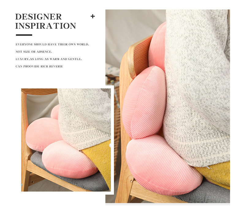 Little Daisy Flower-Pattern Throw Pillow Cushion Cushion Floor Chair Cushion Office Tatami Vehicle Cushion Buttock Cushion