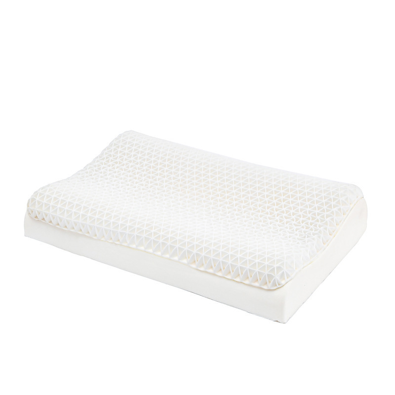 Factory Wholesale TPE Cool Dynamic Non-Pressure Pillow Latex Pectin Composite Pillow Core Adult Student Summer Pillow