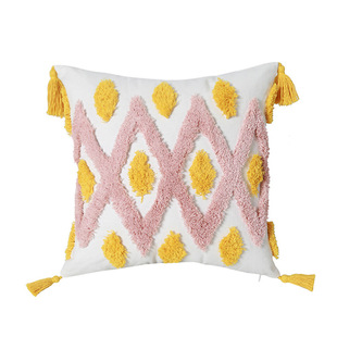 Exclusive for Cross-Border Tufted Pillow Cover Sofa Cushion Embroidery Processing Custom Pillow Drawing Proofing Processing Pillowcase Exclusive for Cross-Border Tufted Pillow Cover Sofa Cushion Embroidery Processing Custom Pillow Drawing Proofing Processing Pillowcase