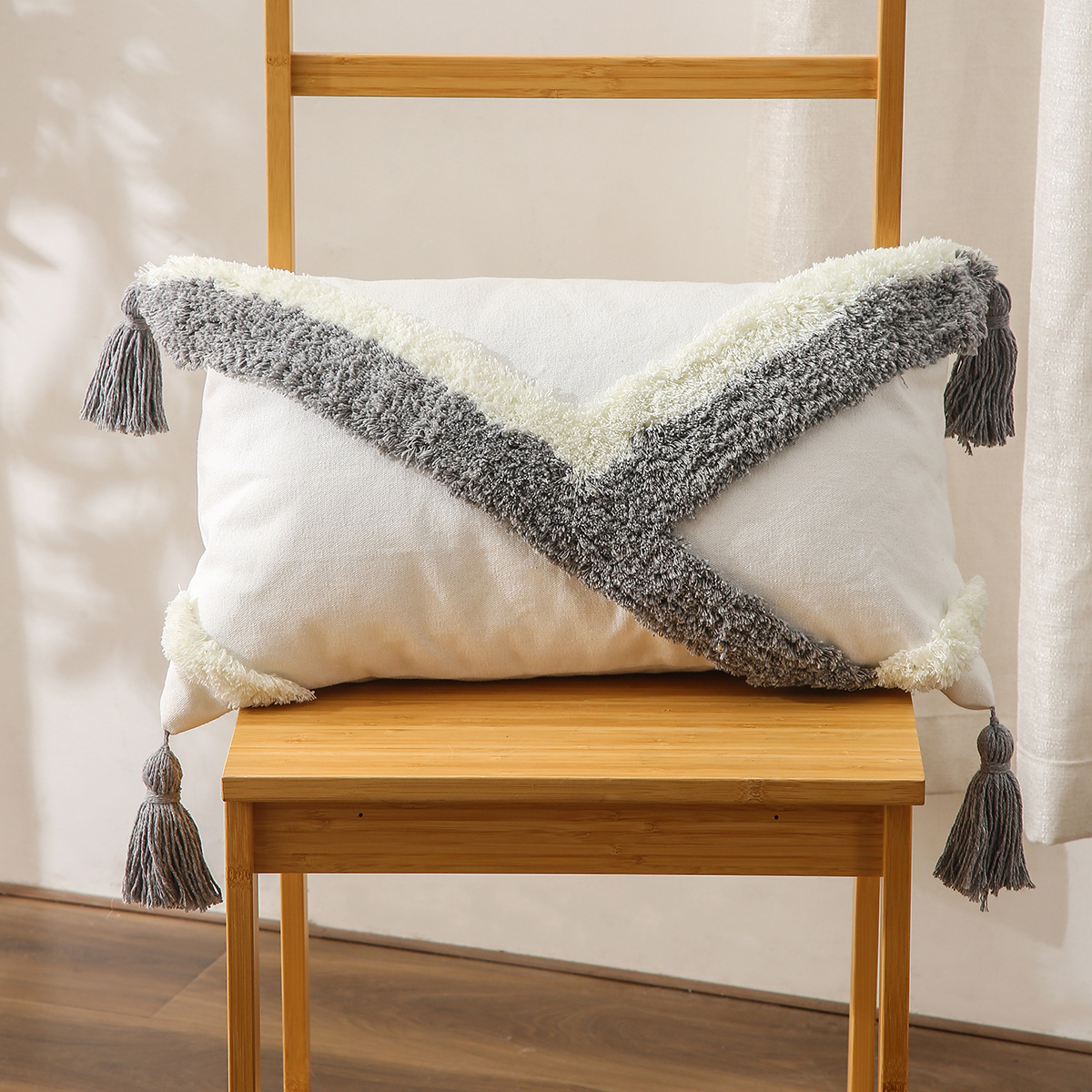 Exclusive for Cross-Border Tufted Pillow Cover Sofa Cushion Embroidery Processing Custom Pillow Drawing Proofing Processing Pillowcase Exclusive for Cross-Border Tufted Pillow Cover Sofa Cushion Embroidery Processing Custom Pillow Drawing Proofing Processing Pillowcase