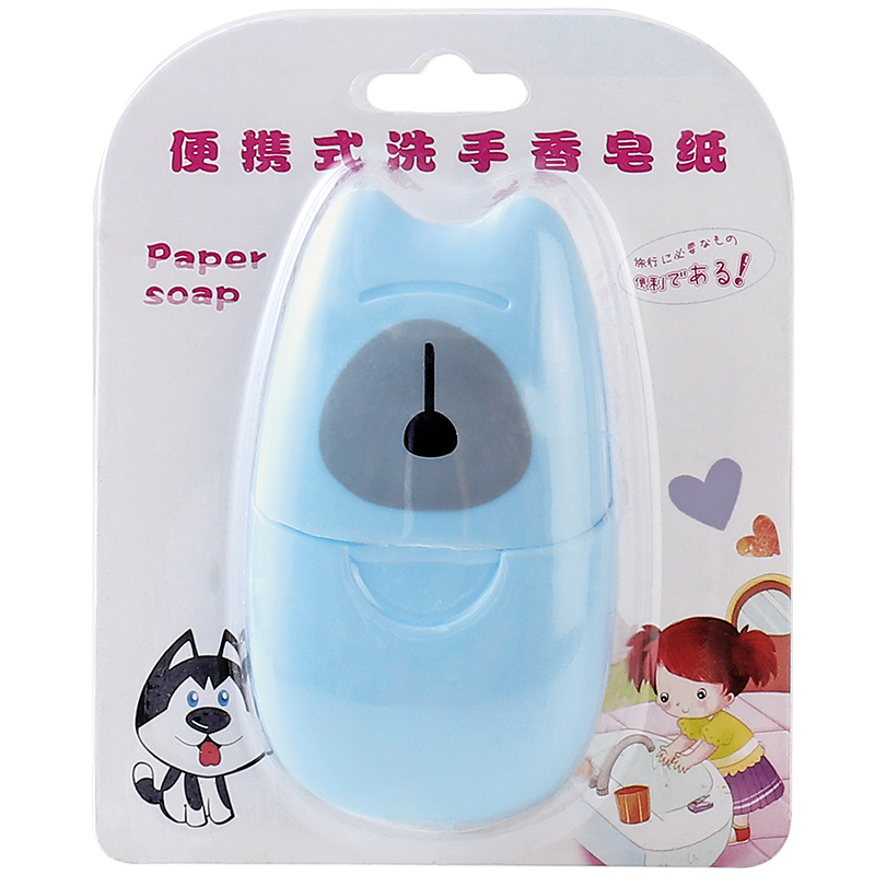 Travel Portable Soap Slice Mini Disposable Hand Washing Soap Flakes Travel Soap Paper Laundry Sheet