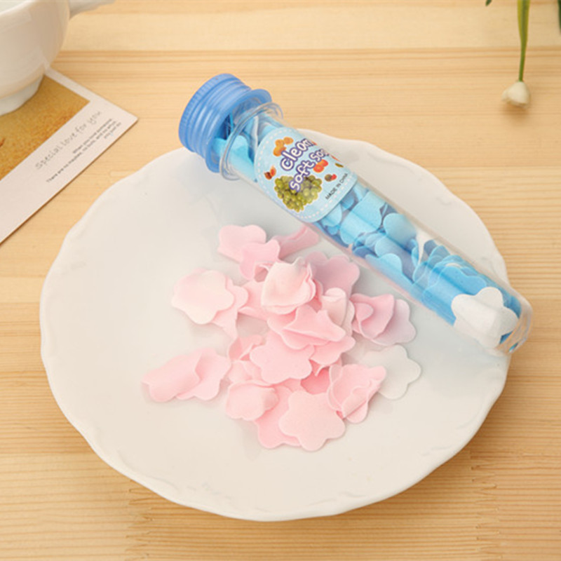 Outdoor Portable Hand Washing Soap Sheet Soap Flake Travel Bottle Handwashing Paper Test Tube Pattern Disposable Soap Slice