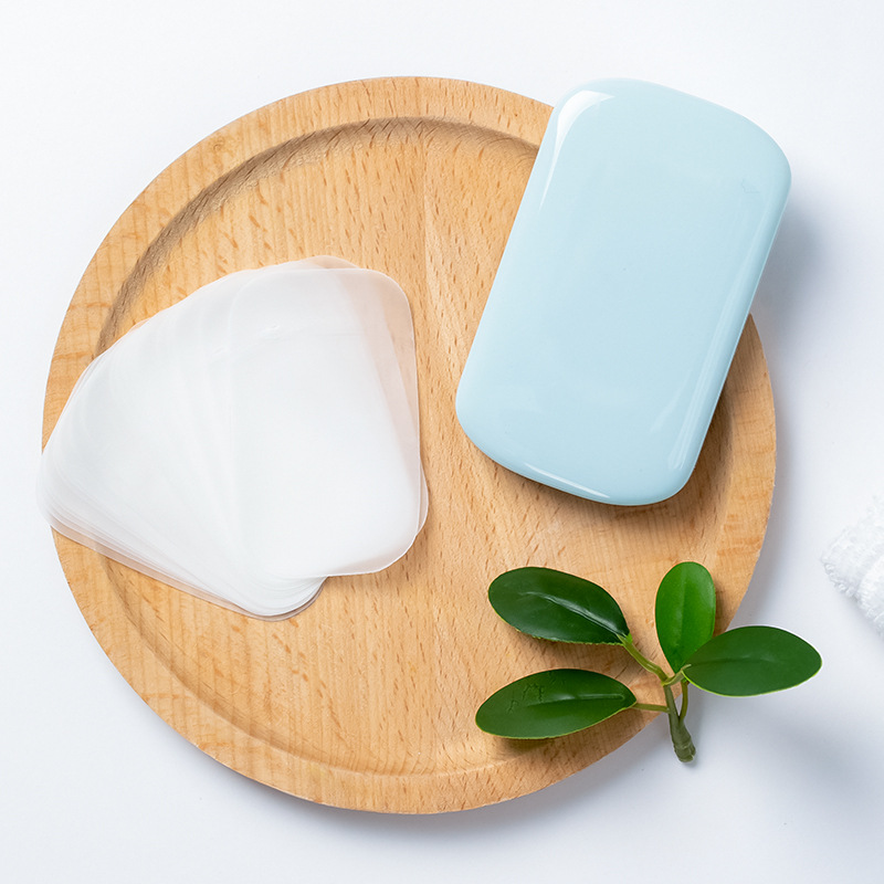 Yikeju Soap Slice Travel Pack Disposable Hand Washing Tablets Portable Hotel Hotel Portable Mini Boxed Soap Flake