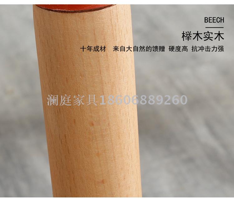 Nordic Windsor Chair American dining chair simple back stool plastic chair solid wood chair designer household chair Nordic Windsor Chair American dining chair simple back stool plastic chair solid wood chair designer household chair