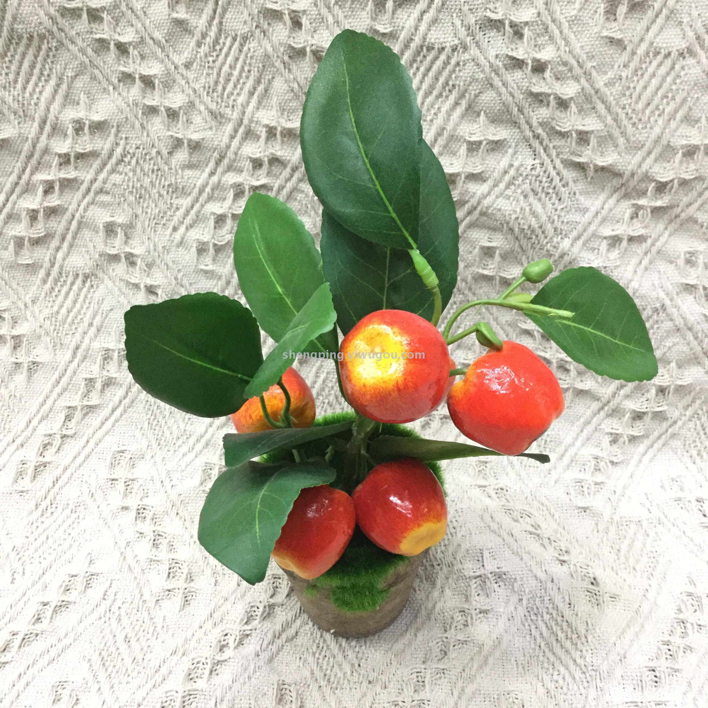 The Artificial fruit tree Artificial potted plant Artificial flower decoration Artificial flower green plant The Artificial fruit tree Artificial potted plant Artificial flower decoration Artificial flower green plant