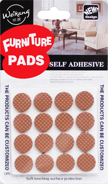 Furniture cushion anti-noise thickening sticky strong protection floor anti-friction EVA table chair pad manufacturers direct sales