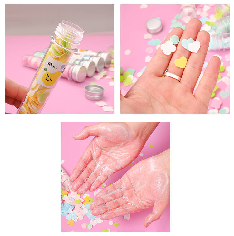 Travel portable soap paper disposable soap paper travel mini petal soap tablet children's treasure hand washing tablet Travel portable soap paper disposable soap paper travel mini petal soap tablet children's treasure hand washing tablet