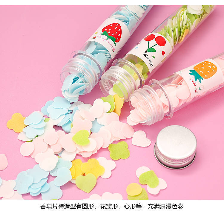 Travel portable soap paper disposable soap paper travel mini petal soap tablet children's treasure hand washing tablet Travel portable soap paper disposable soap paper travel mini petal soap tablet children's treasure hand washing tablet