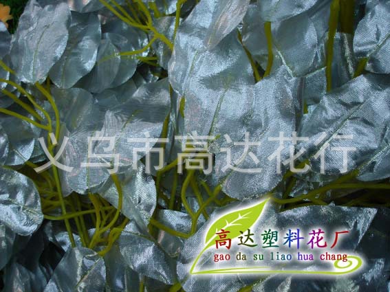 Simulation Golden Banyan Leaves Simulation Banyan Tree Artificial Plants Golden Branches Fake Branches Decoration Engineering Yiwu Wholesale
