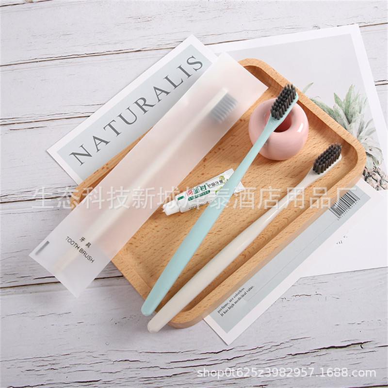 Disposable Toothbrush Hotel Tooth-Cleaners Two-in-One Hotel B & B Toiletries Disposable Slippers Soap in Stock Disposable Toothbrush Hotel Tooth-Cleaners Two-in-One Hotel B & B Toiletries Disposable Slippers Soap in Stock