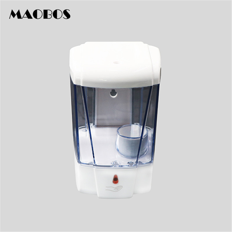 In Stock Wholesale 700ml Automatic Soap Dispenser Infrared Induction Intelligent Sterilizer Wall-Mounted Disposable Soap Dispenser