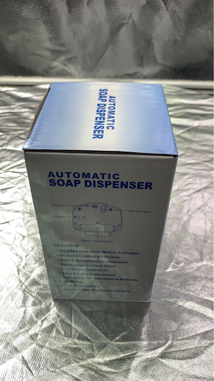 In Stock Wholesale 700ml Automatic Soap Dispenser Infrared Induction Intelligent Sterilizer Wall-Mounted Disposable Soap Dispenser In Stock Wholesale 700ml Automatic Soap Dispenser Infrared Induction Intelligent Sterilizer Wall-Mounted Disposable Soap Dispenser
