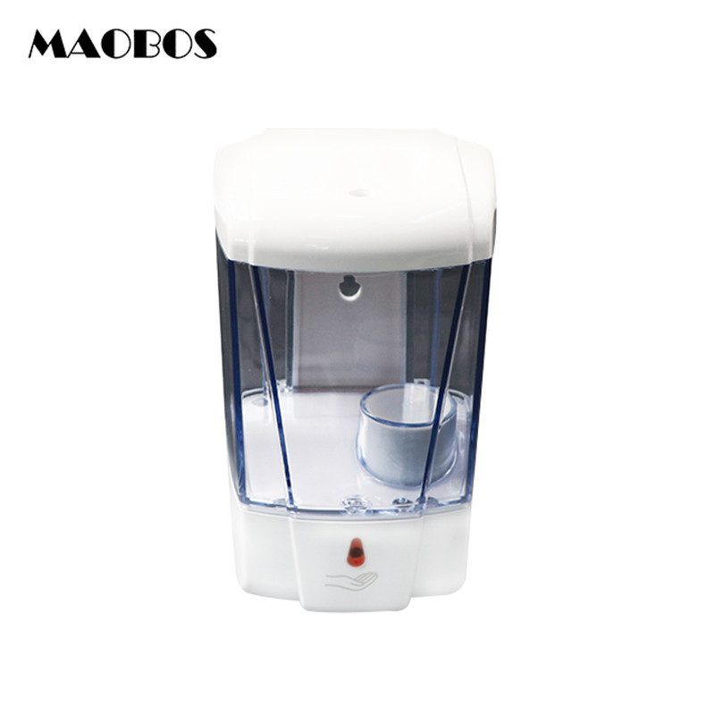 In Stock Wholesale 700ml Automatic Soap Dispenser Infrared Induction Intelligent Sterilizer Wall-Mounted Disposable Soap Dispenser