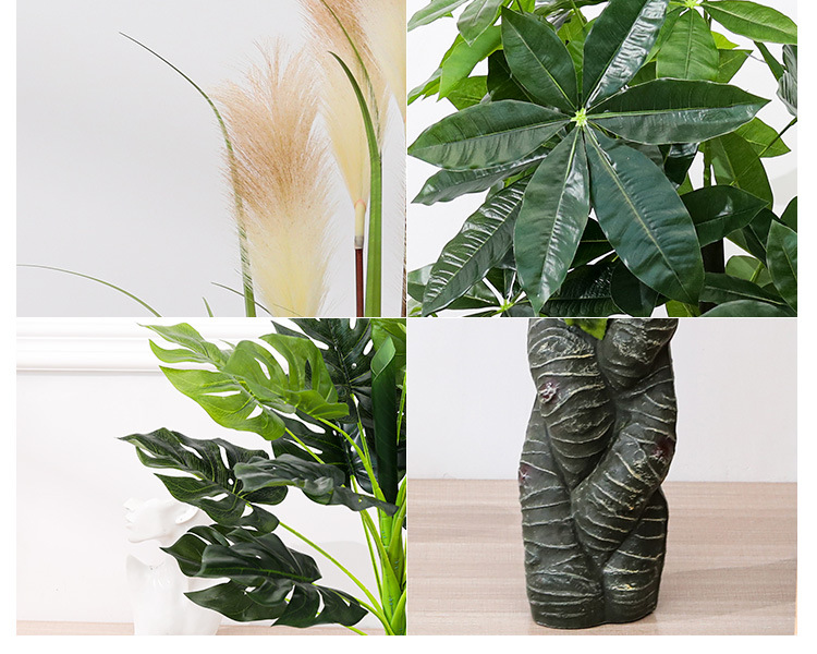 Imitative Tree Artificial Plant Bonsai Nordic Large Ravenala Bird of Paradise Domestic Ornaments Fake Green Plant Potted Plants