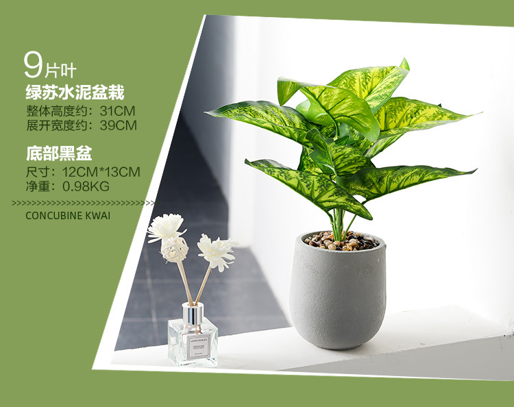 Imitative Tree Artificial Plant Bonsai Nordic Large Ravenala Bird of Paradise Domestic Ornaments Fake Green Plant Potted Plants