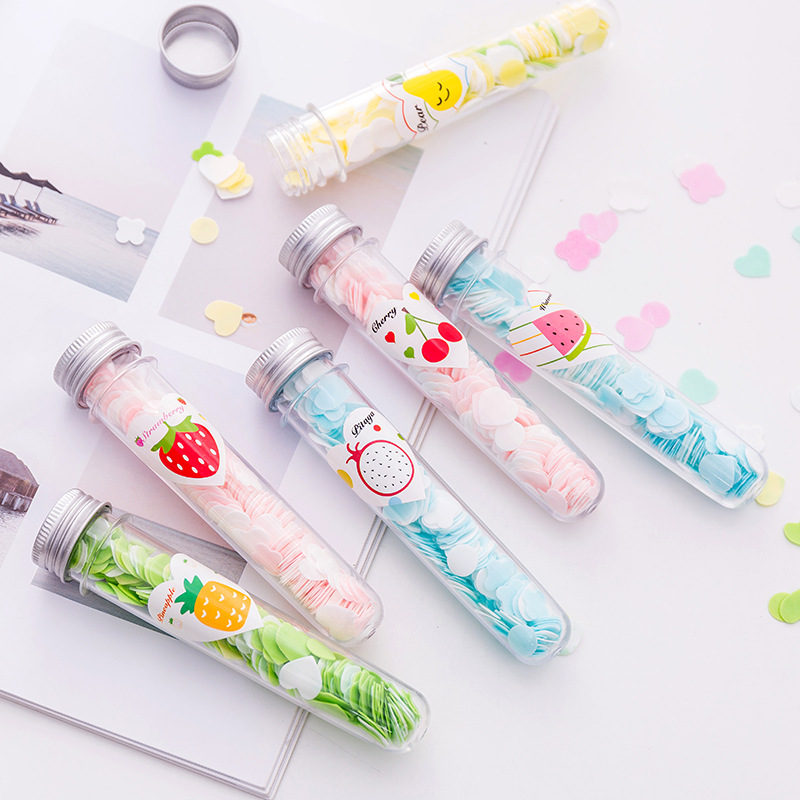 Portable Outdoor Hand Washing Soap Sheet Soap Flake Travel Bottle Handwashing Paper Test Tube Pattern Disposable Soap Slice