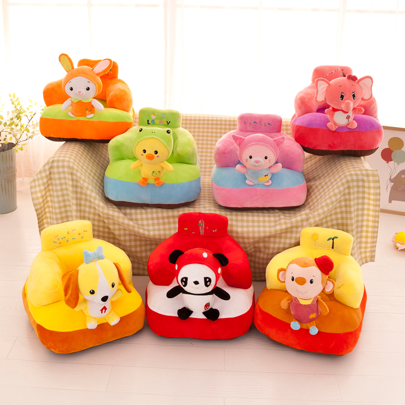 Creative New Cartoon Baby Learning Seat Children's Sofa Lounge Sofa Chair Infant Sitting Early Education Small Gift