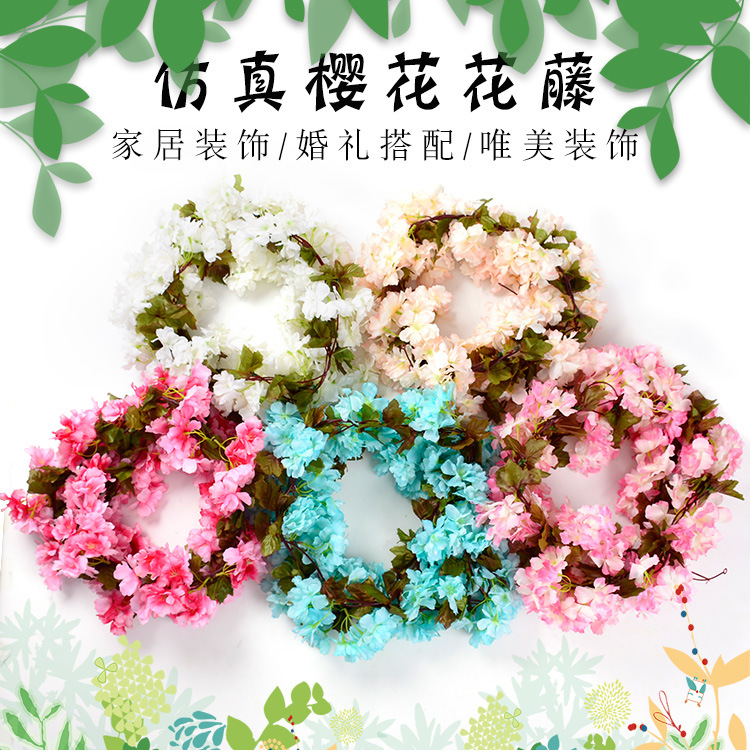 Factory Wholesale Artificial Cheery Branch Fake Flower for Wedding 4 Forks with Leaves Landscape Tree Wedding Decoration Flower Arch Road Lead Factory Wholesale Artificial Cheery Branch Fake Flower for Wedding 4 Forks with Leaves Landscape Tree Wedding Decoration Flower Arch Road Lead