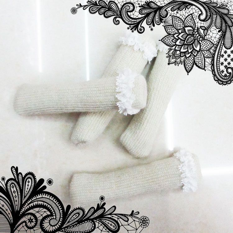 Knitted lace table foot set foot / chair / table / chair pad foot cover protective cover / desk legs and chairs mat