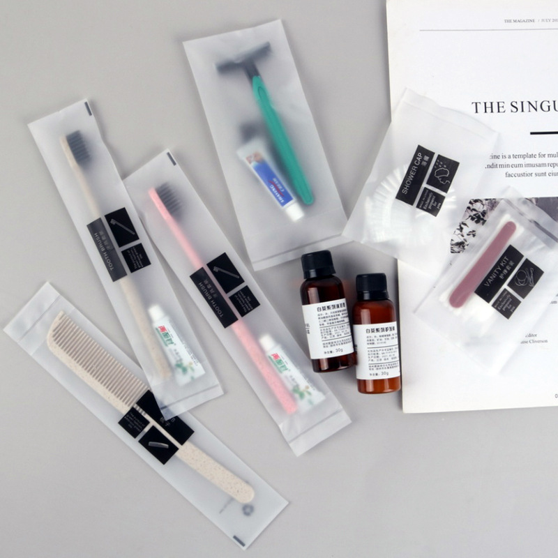 Hotel Disposable Toothbrush Toothpaste Washing Set Hotel B &amp; B Supplies Factory Supply Shampoo Wholesale