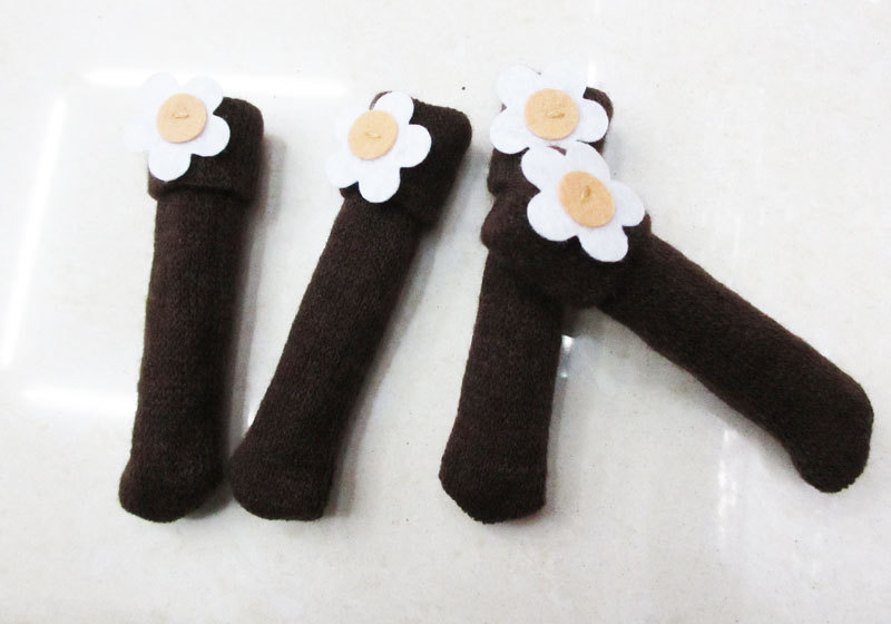 Korean knitting wool mat chair desk legs set table set 4 Pack