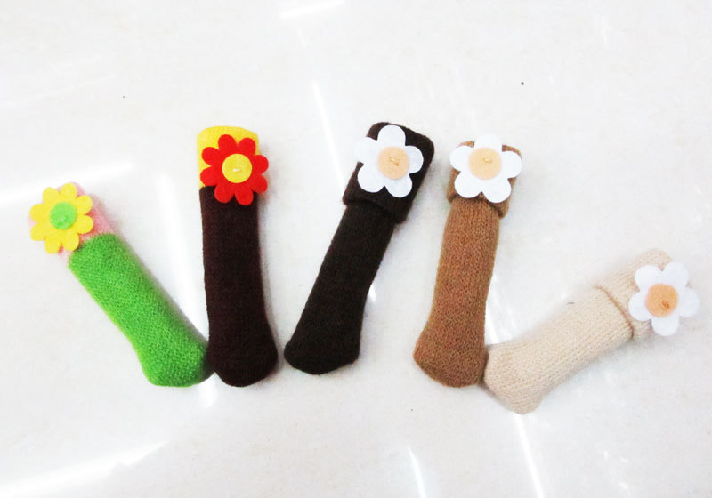 Korean knitting wool mat chair desk legs set table set 4 Pack