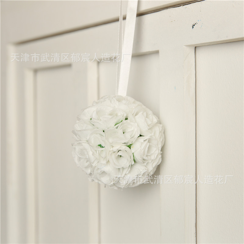 Artificial Rose Small Flower Ball Floral Ball Wedding Decoration Floral Ball Christmas Tree Bar Restaurant Hanging Rose Ball Exclusive for Cross-Border Artificial Rose Small Flower Ball Floral Ball Wedding Decoration Floral Ball Christmas Tree Bar Restaurant Hanging Rose Ball Exclusive for Cross-Border